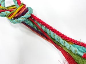 正絹　手組帯締め